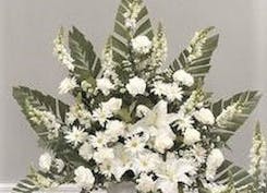 White Floral Tributes