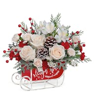 Frosted Sleigh Bouquet