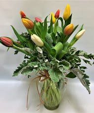 Tulips Blooming