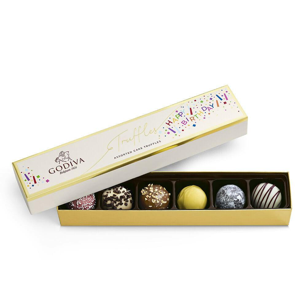 Birthday Cake Truffle Flight, 6 pc. Godiva Gifts Delivery Palm Beach