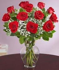 Romantic Dozen Red Roses