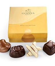 Set Of 3 Boxes Godiva -Assorted Chocolate 4 pc