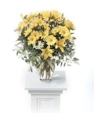 Yellow Shine Vase