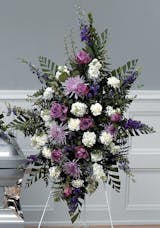 Lavender & White Standing Spray