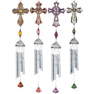 Pewterwork Crosses Chimes