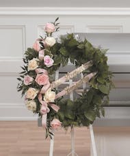 Pastels Rose Wreath