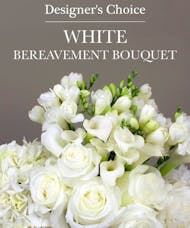 White Bereavement- Urn Arrangement