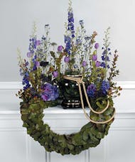 Lavender & Scaled Wreath Memorial