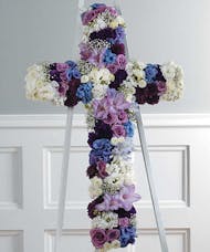 Purple, Lavender & White  Cross