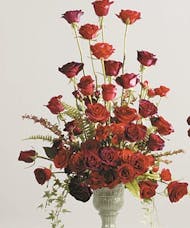 Traditional Red Rose Arrangement