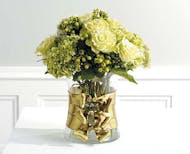 Arrangement in Ribbon Wrapped Vase