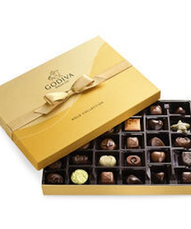 Godiva-36 pc Assorted Chocolate Gold Gift Box