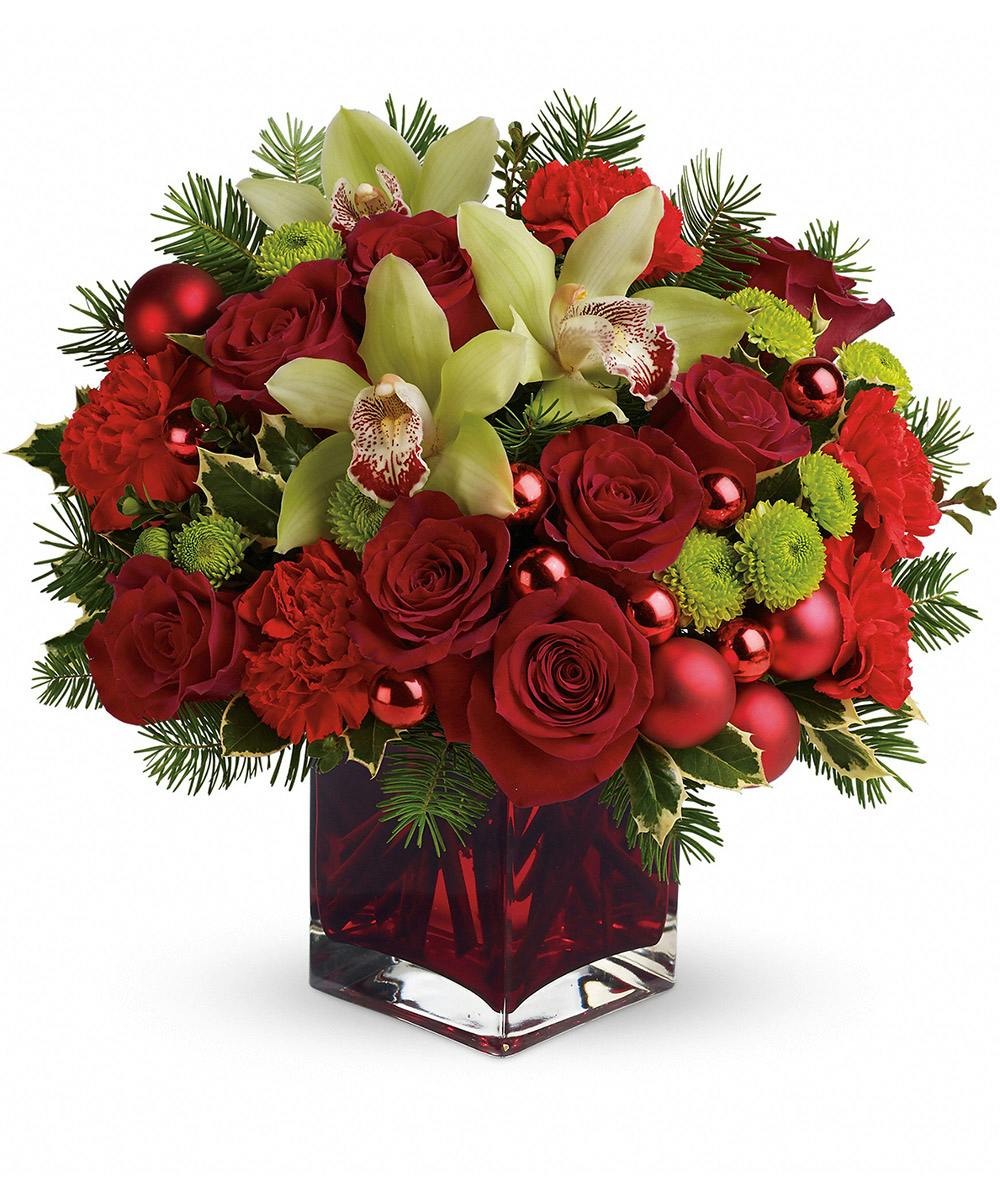 merry bright  CHRISTMAS FLOWERS Delivery Palm Beach Florida  Flower Kingdom