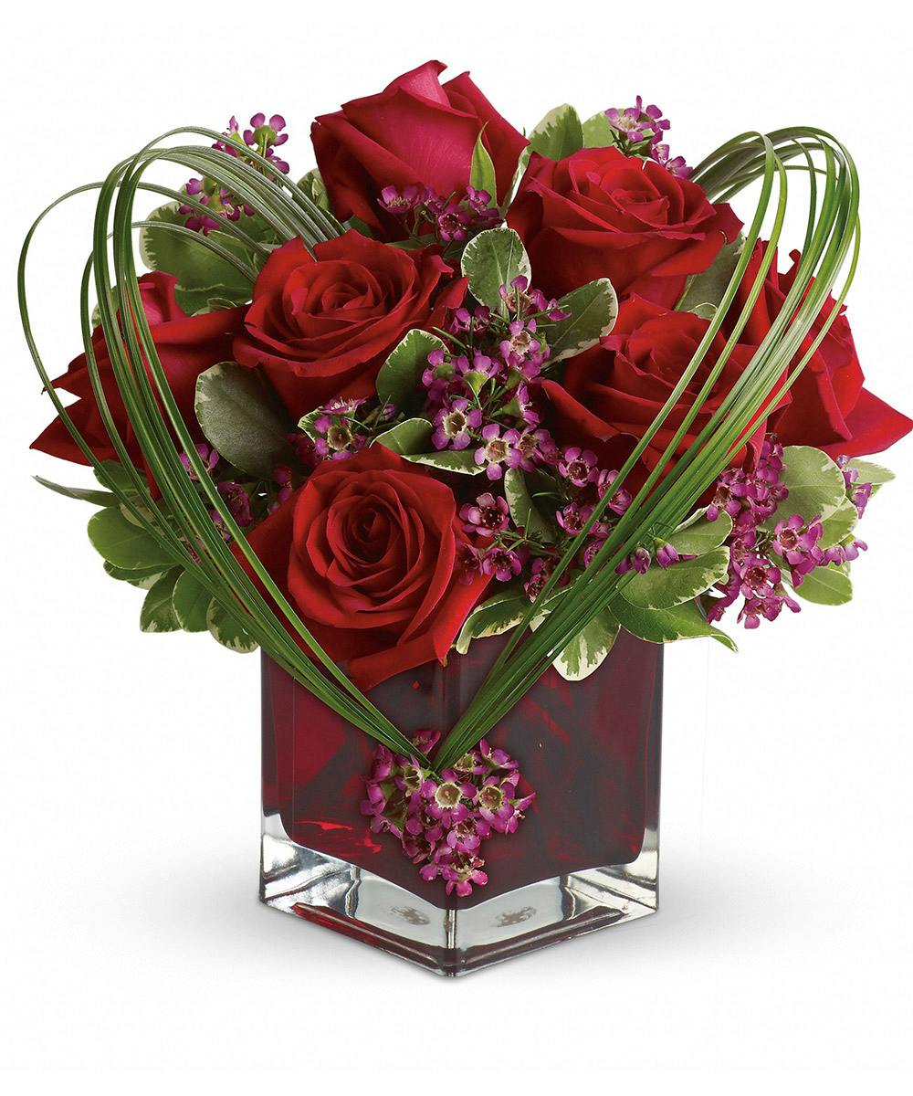 sweet thoughts bouquet valentine's day flowers Delivery Palm Beach