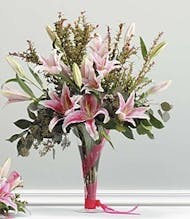 Lily  Vase Arrangement