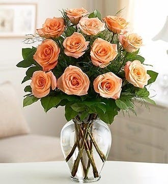 peach rose gift Roses Delivery Palm Beach Florida Flower Kingdom